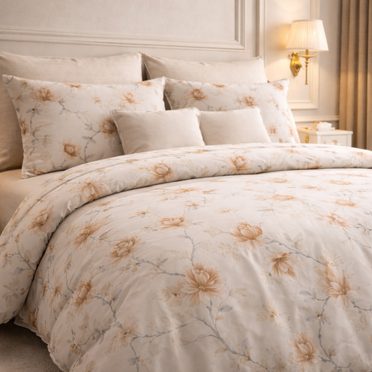 Comforter Single Bed Moon Soft Luxe Series Poly Bag - Light Beige Colour
