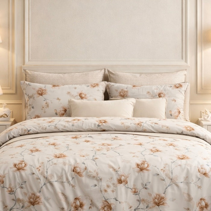 Comforter Single Bed Moon Soft Luxe Series Poly Bag - Light Beige Colour