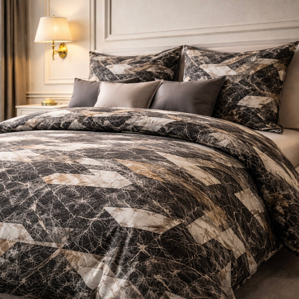 Comforter Single Bed Moon Soft Luxe Series Poly Bag - Classic Leopard Colour
