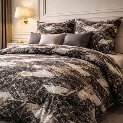 Comforter Single Bed Moon Soft Luxe Series Poly Bag - Classic Leopard Colour