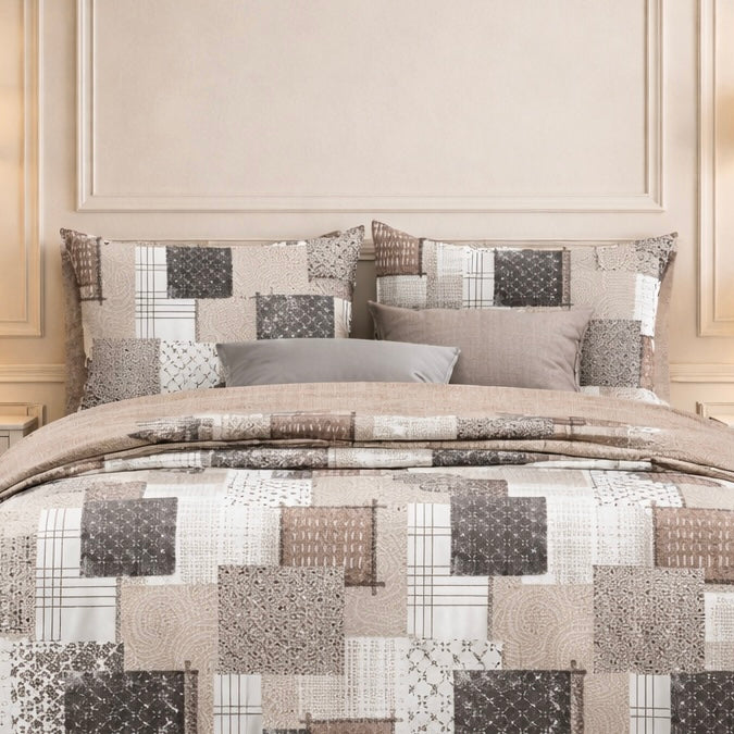 Comforter Single Bed Moon Soft Luxe Series Poly Bag - Charcoal Gray Colour