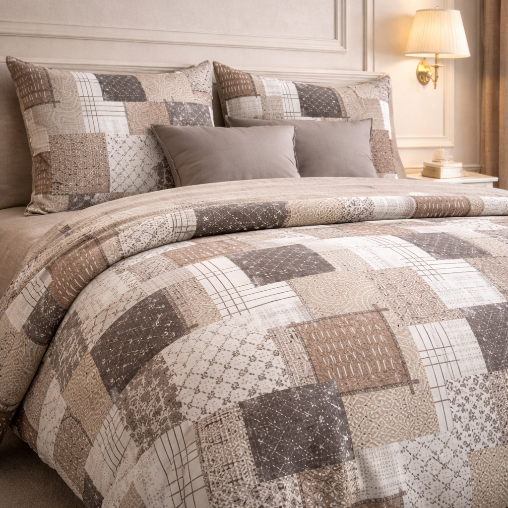 Comforter Single Bed Moon Soft Luxe Series Poly Bag - Charcoal Gray Colour