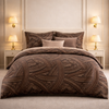 Comforter Single Bed Moon Soft Luxe Series Poly Bag - Dark Walnut Colour