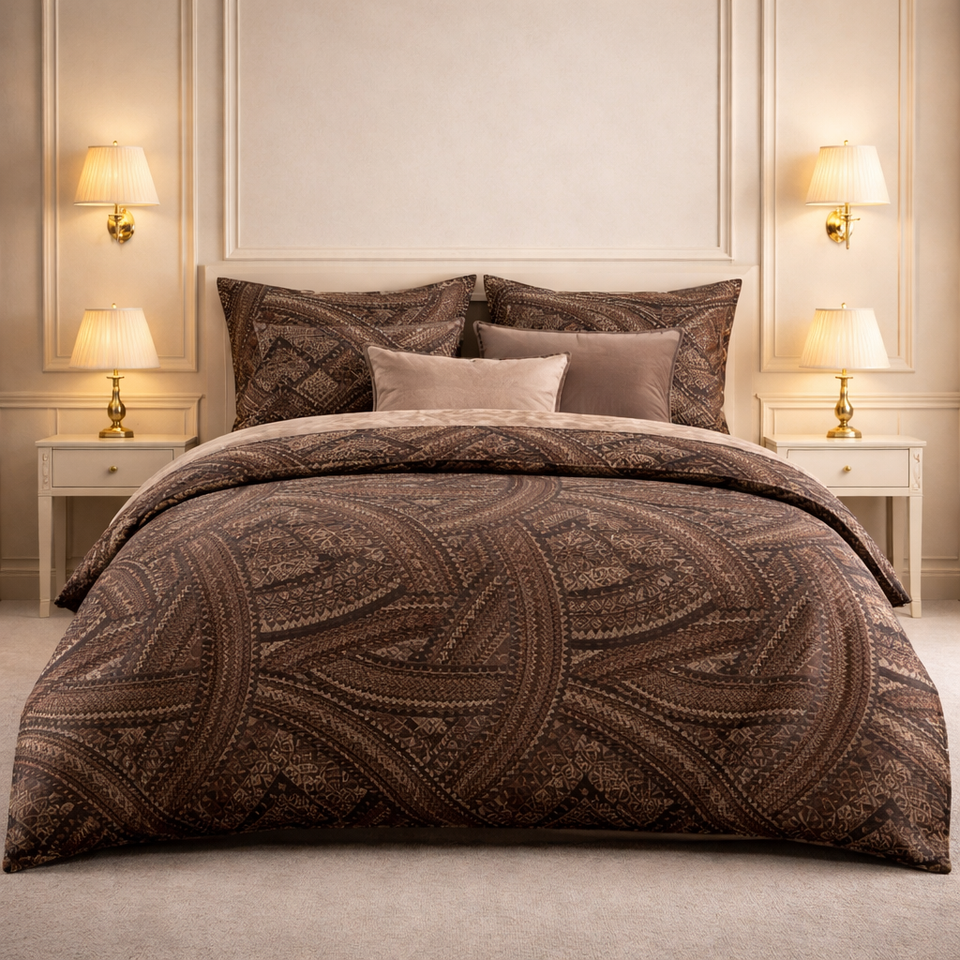 Comforter Single Bed Moon Soft Luxe Series Poly Bag - Dark Walnut Colour