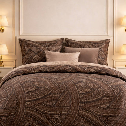 Comforter Single Bed Moon Soft Luxe Series Poly Bag - Dark Walnut Colour