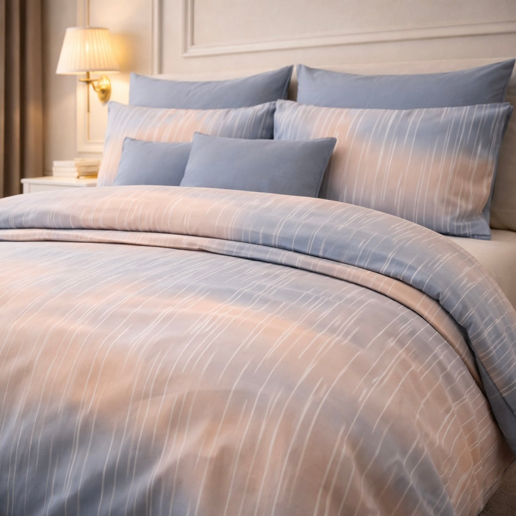 Comforter Single Bed Moon Soft Luxe Series Poly Bag - Steel Blue Colour