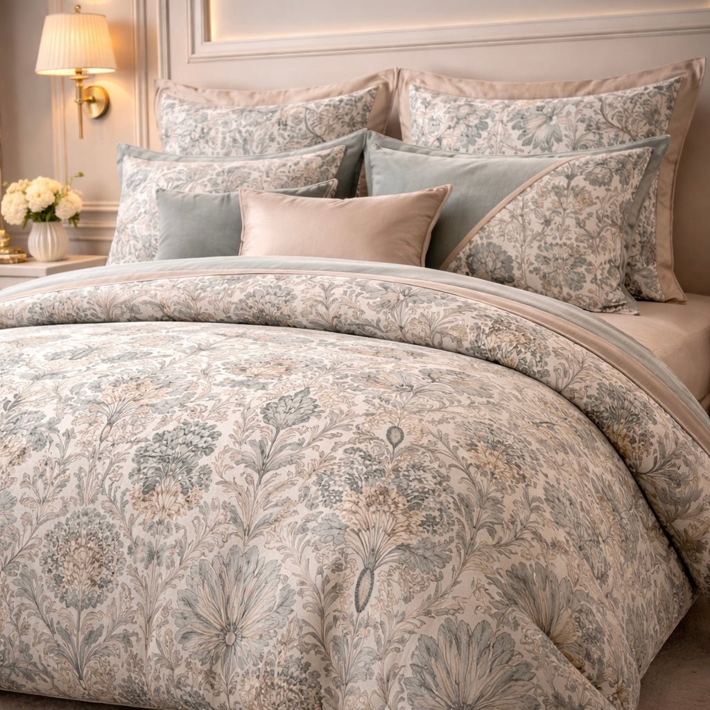 Comforter Single Bed Moon Soft Luxe Series Poly Bag - Slate Gray Colour