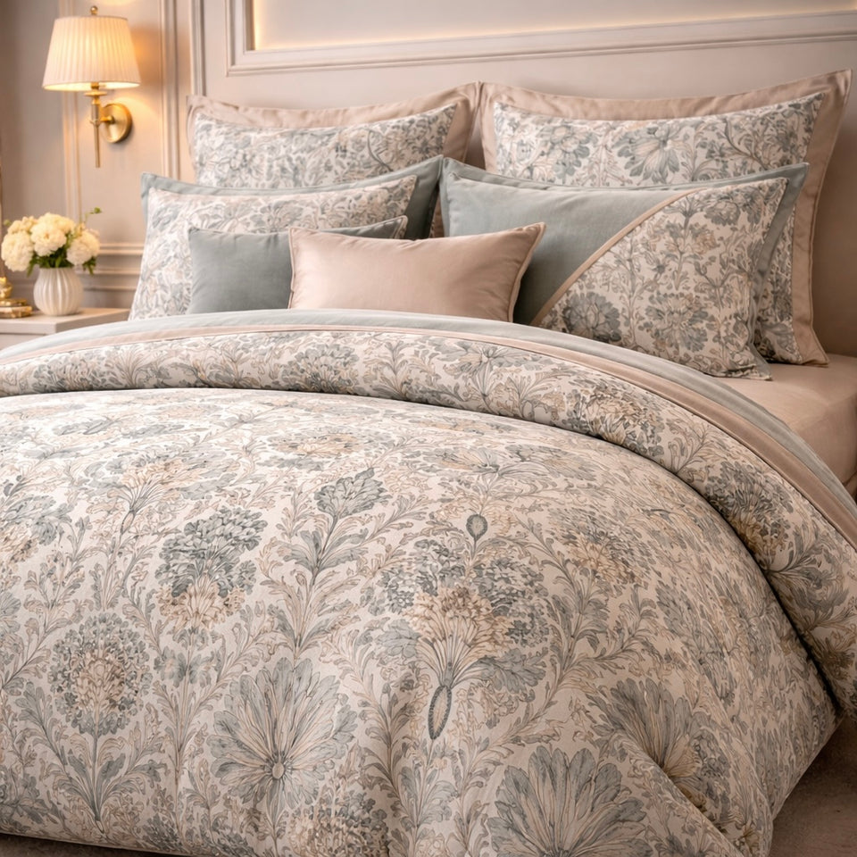 Comforter Single Bed Moon Soft Luxe Series Poly Bag - Slate Gray Colour