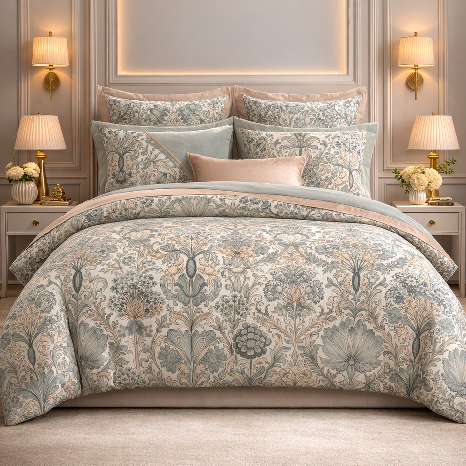 Comforter Single Bed Moon Soft Luxe Series Poly Bag - Slate Gray Colour