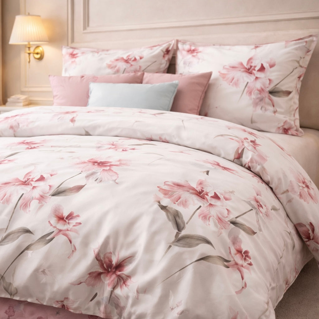 Comforter Single Bed Moon Soft Luxe Series Poly Bag - Pink Salt Colour