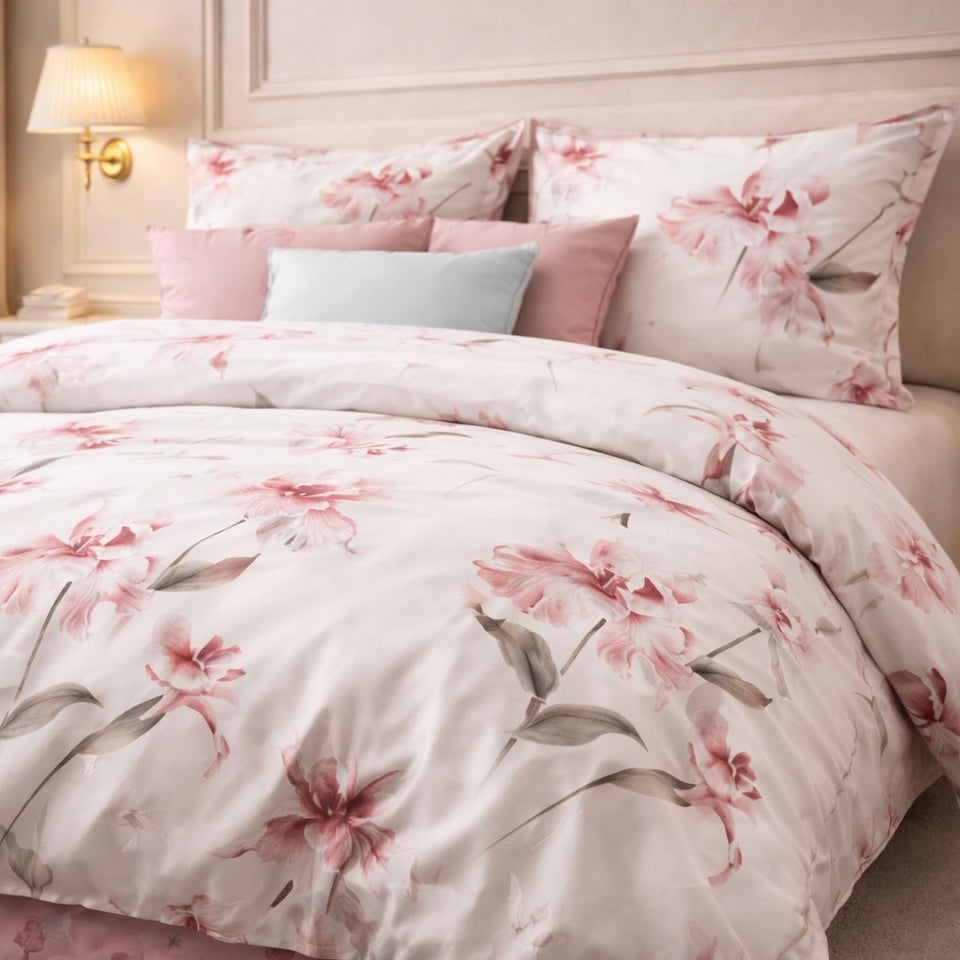 Comforter Single Bed Moon Soft Luxe Series Poly Bag - Pink Salt Colour