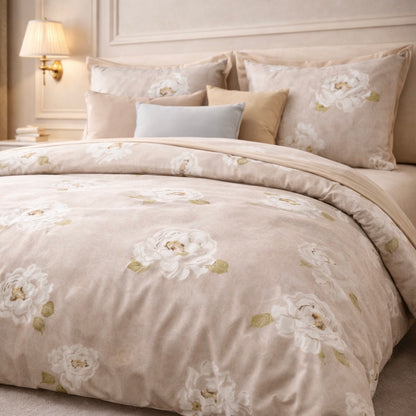 Comforter Single Bed Moon Soft Luxe Series Poly Bag - Oatmeal Colour