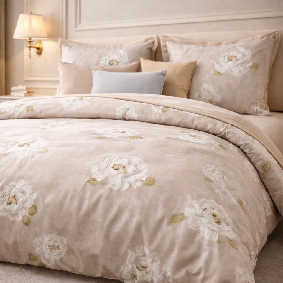 Comforter Single Bed Moon Soft Luxe Series Poly Bag - Oatmeal Colour