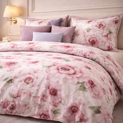 Comforter Single Bed Moon Soft Luxe Series Poly Bag - Pink Colour