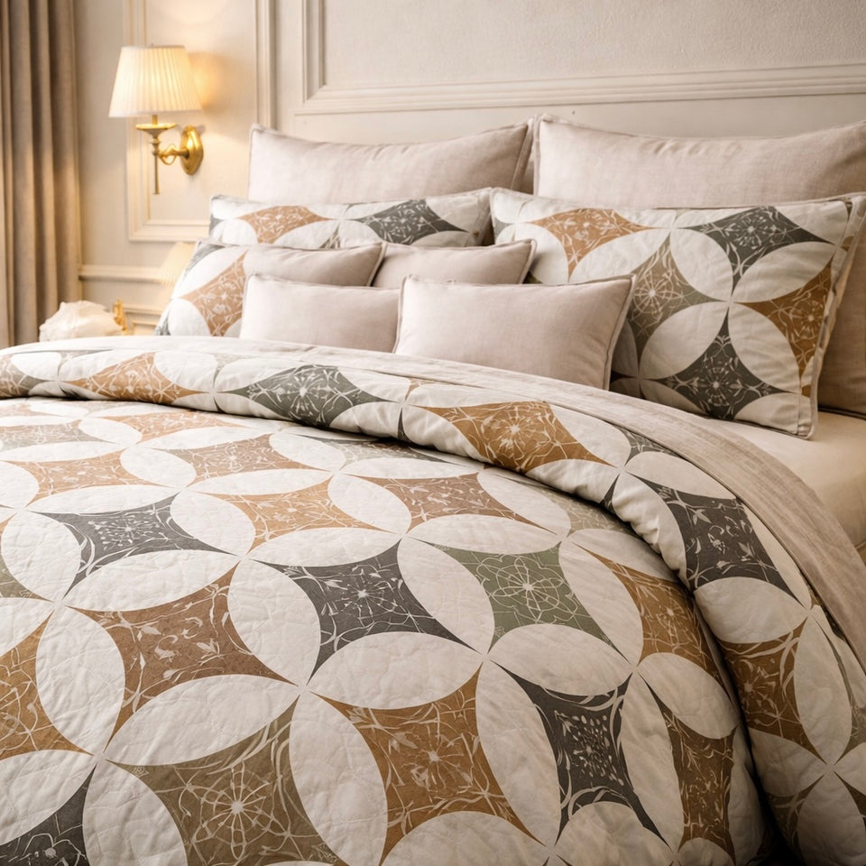 Comforter Single Bed Moon Soft Luxe Series Poly Bag - Light Beige Colour