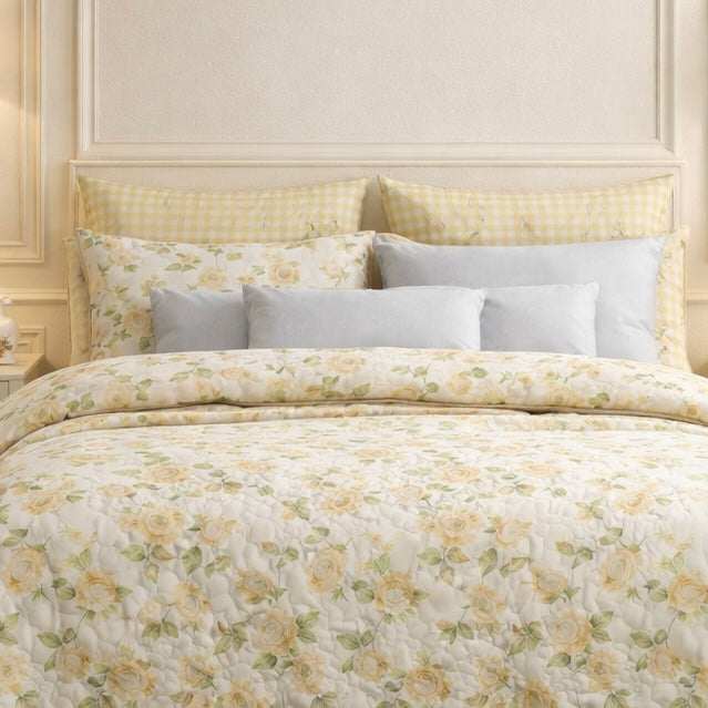 Comforter Single Bed Moon Soft Luxe Series Poly Bag - Honey Mustard Colour