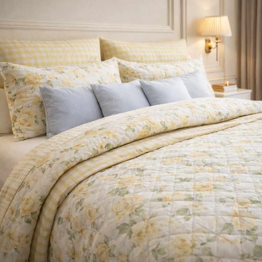Comforter Single Bed Moon Soft Luxe Series Poly Bag - Honey Mustard Colour