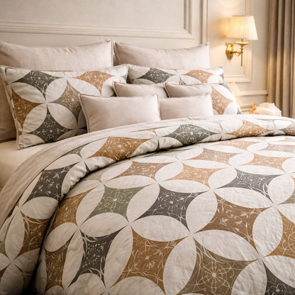 Comforter Single Bed Moon Soft Luxe Series Poly Bag - Light Beige Colour