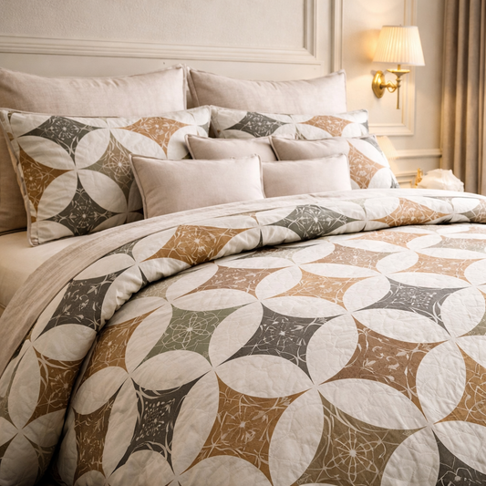 Comforter Single Bed Moon Soft Luxe Series Poly Bag - Light Beige Colour