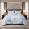 Comforter 6 Pcs Set Mora Aurora Spain Poly Bag - White Colour