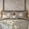 Comforter 6 Pcs Set Mora Aurora Spain Poly Bag - Light Gray Colour