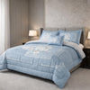 Comforter 6 Pcs Set Mora Aurora Spain Poly Bag - Sky Blue Colour