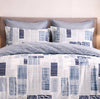 Noctura Living 3 Pcs Double Bed Sheet Set - Blue Colour