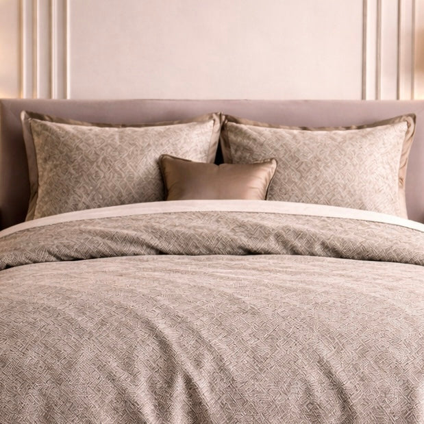 Noctura Living 3 Pcs Double Bed Sheet Set - Light Oatmeal Colour