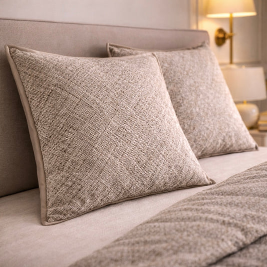 Noctura Living 3 Pcs Double Bed Sheet Set - Light Oatmeal Colour