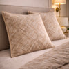 Noctura Living 3 Pcs Double Bed Sheet Set - Beige Colour