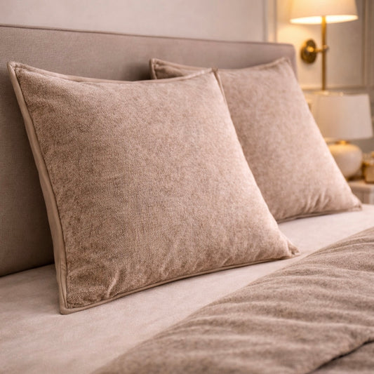 Noctura Living 3 Pcs Double Bed Sheet Set - Beige Colour