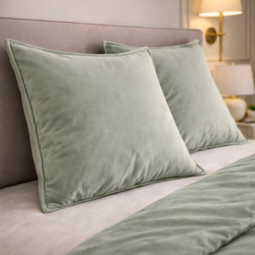 Noctura Living 3 Pcs Double Bed Sheet Set - Light Green Colour