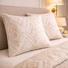Noctura Living 3 Pcs Double Bed Sheet Set - off white Colour