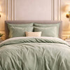 Noctura Living 3 Pcs Double Bed Sheet Set - Light Green Colour