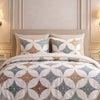 Noctura Living 3 Pcs Double Bed Sheet Set - white Colour