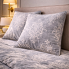 Noctura Living 3 Pcs Double Bed Sheet Set - Gray Colour