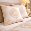 Noctura Living 3 Pcs Double Bed Sheet Set - Beige Colour