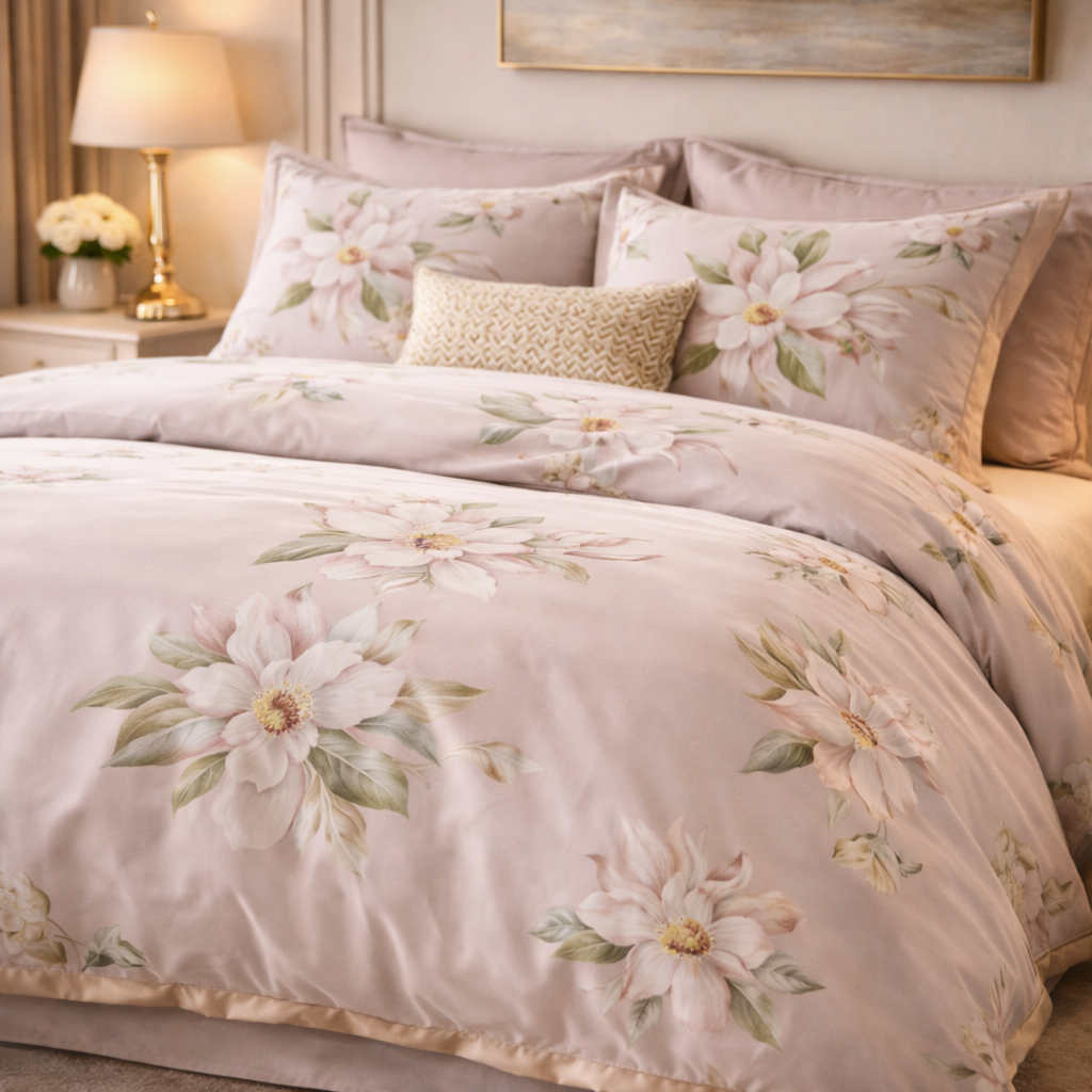 Noctura Living Twin Single Bed Sheet Set - Almond Silk Colour