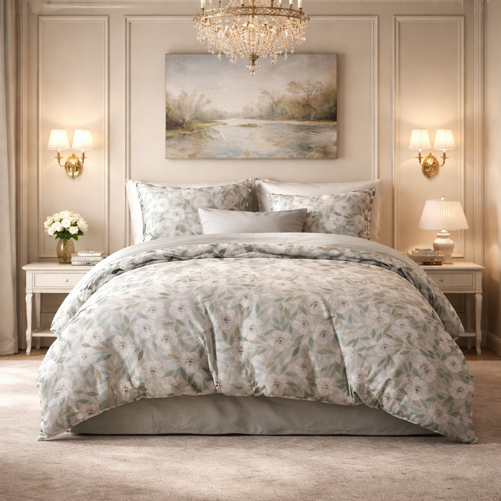Noctura Living Twin Single Bed Sheet Set - Gray Colour
