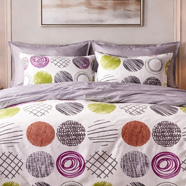 Noctura Living Twin Single Bed Sheet Set - Multicolour Colour