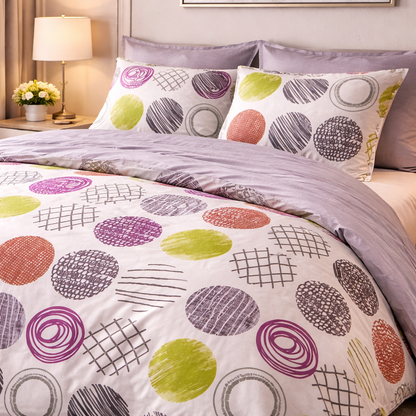 Noctura Living Twin Single Bed Sheet Set - Multicolour Colour
