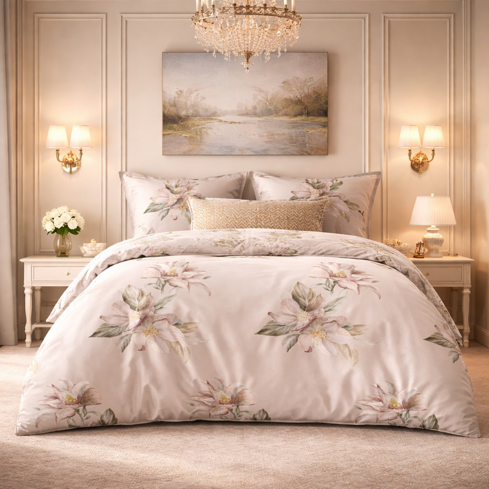 Noctura Living Twin Single Bed Sheet Set - Almond Silk Colour