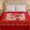 Nordic Grand Double Bed Blanket 2 Ply - Red Colour