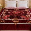 Nordic Grand Double Bed Blanket 2 Ply in Poly Bag - Maroon Colour