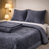 Principessa Cloud 4 Pcs Bed Spread Cloudy Set Box - Gray colour