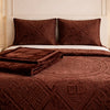 Principessa Cloud 4 Pcs Bed Spread Cloudy Set Box - Brown Colour