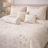 Moon Soft Luxe Series 8 Pcs Quilted Bed Spread Set Poly Bag - Warm Sand Colour