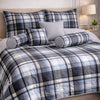 Moon Soft Luxe Series 8 Pcs Quilted Bed Spread Set Poly Bag - Blue Colour