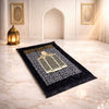 Rehmat Quilted Prayer Mat - Black Colour