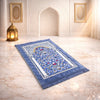 Rehmat Quilted Prayer Mat - Slate Blue Colour